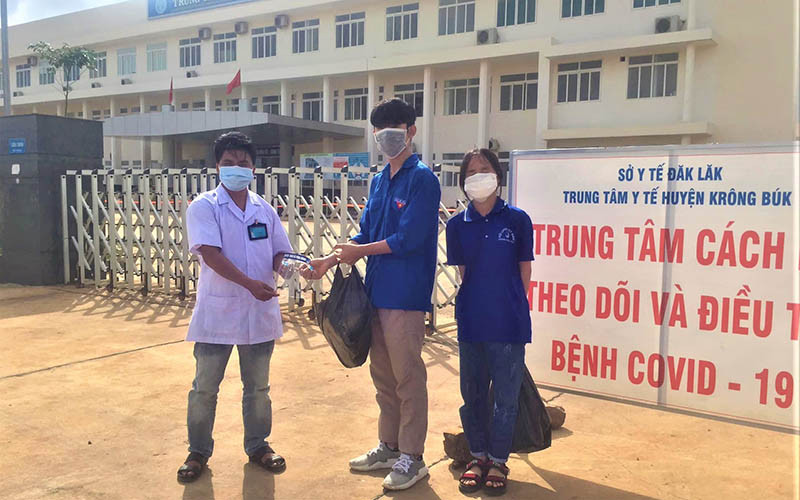 Trung tâm Y tế huyện Krông Búk, nơi điều trị cho các bệnh nhân Covid-19 trên địa bàn huyện.