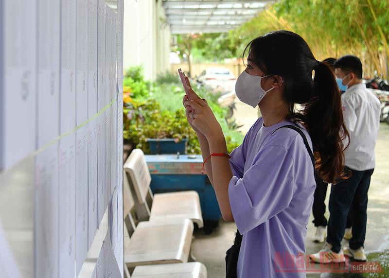 Thí sinh tại Kỳ thi tốt nghiệp THPT 2020 (Ảnh: THUỶ NGUYÊN)