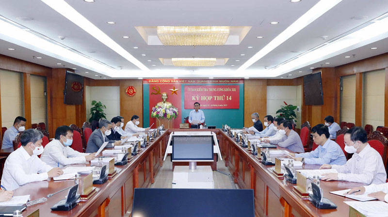 Quang cảnh Kỳ họp thứ 14, Ủy ban Kiểm tra Trung ương.