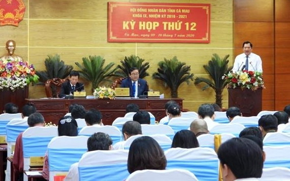 Kỳ họp thứ 12 (khóa IX) của HĐND tỉnh Cà Mau.
