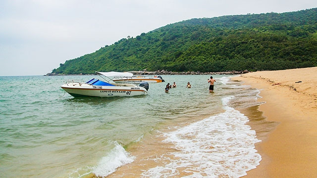 Đảo nhỏ bên bờ vịnh