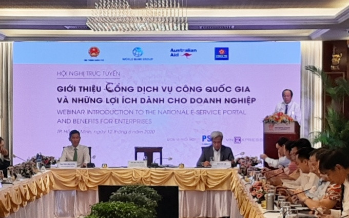 Quang cảnh Hội nghị trực tuyến.