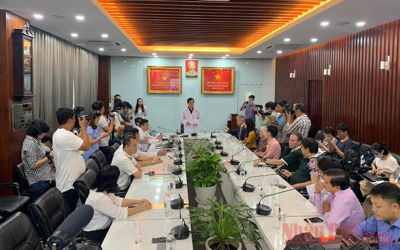 Họp báo tại Bệnh viện Chợ Rẫy thông tin về việc xuất viện của bệnh nhân 91.