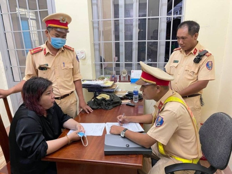 Đối tượng  Nguyễn Lê Hoàng Phương tại cơ quan điều tra.