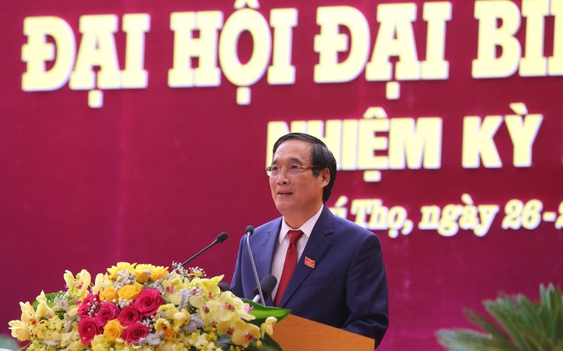 Bí thư Tỉnh ủy Phú Thọ Bùi Minh Châu.