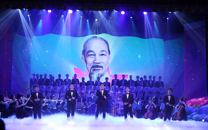 Một tiết mục trong chương trình. (Ảnh:NAM NGUYỄN)