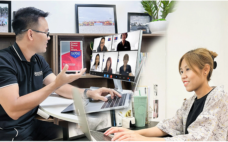 Ảnh minh họa: Hybrid work - mô hình làm việc rất được ưa chuộng hiện nay.