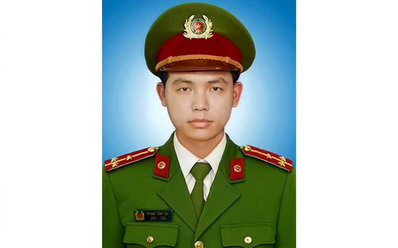 Chân dung Đại úy Phan Tấn Tài.