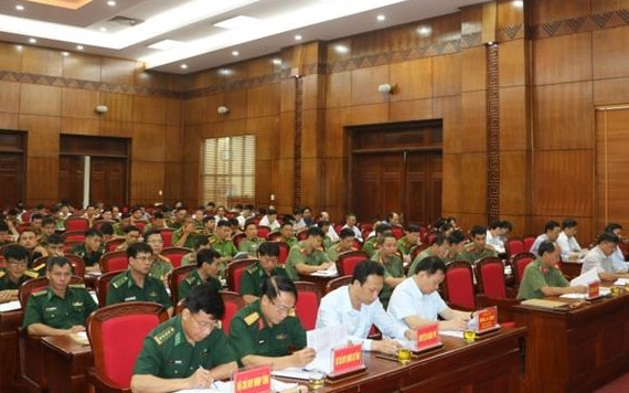 Đại biểu dự Hội nghị triển khai kế hoạch làm nhà cho hộ nghèo huyện Nậm Pồ.