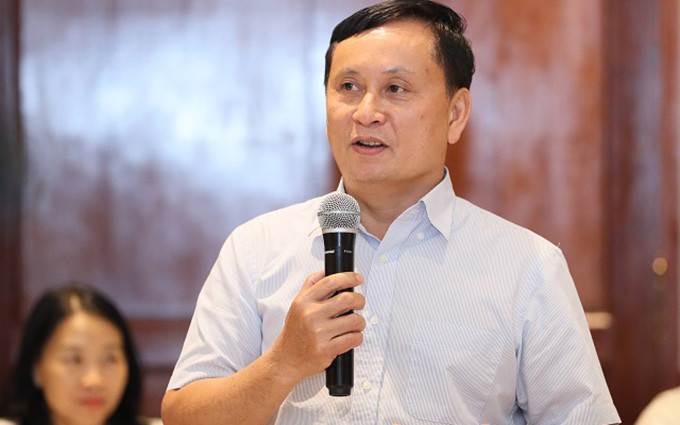 Chủ tịch HĐQT VSD Nguyễn Sơn. (Ảnh: Quang Phúc)