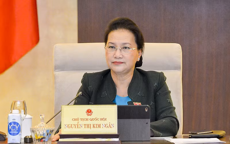Chủ tịch Quốc hội Nguyễn Thị Kim Ngân.
