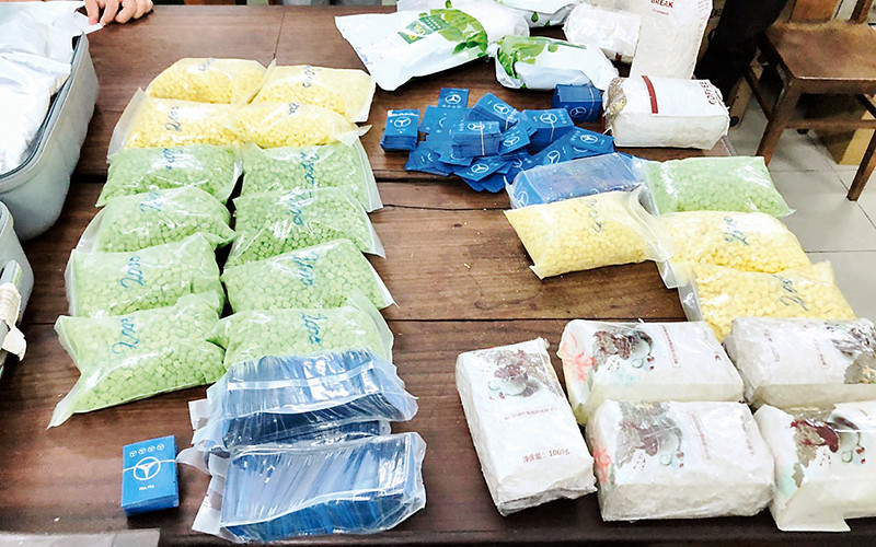 Tang vật một vụ án ma túy.