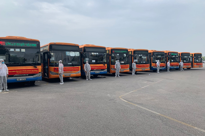 Các phương tiện của Transerco đã sẵn sàng làm nhiệm vụ.