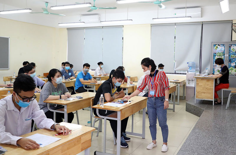 Thí sinh dự thi tốt nghiệp THPT năm 2021. (Ảnh: DUY LINH)