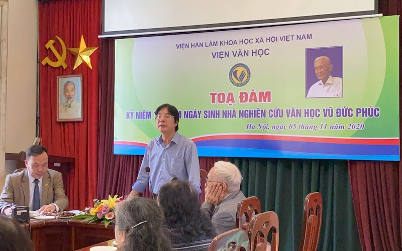 Toạ đàm nhân kỷ niệm 100 năm ngày sinh PGS Vũ Đức Phúc.