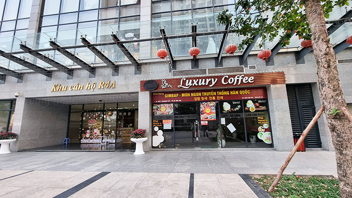 Diện tích sở hữu chung bị chuyển thành kinh doanh thương mại.