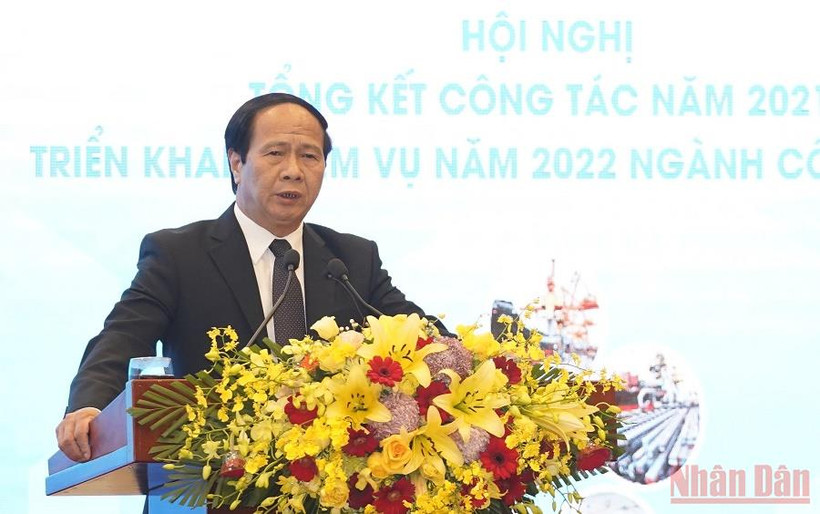 Phó Thủ tướng Lê Văn Thành phát biểu ý kiến chỉ đạo tại hội nghị.