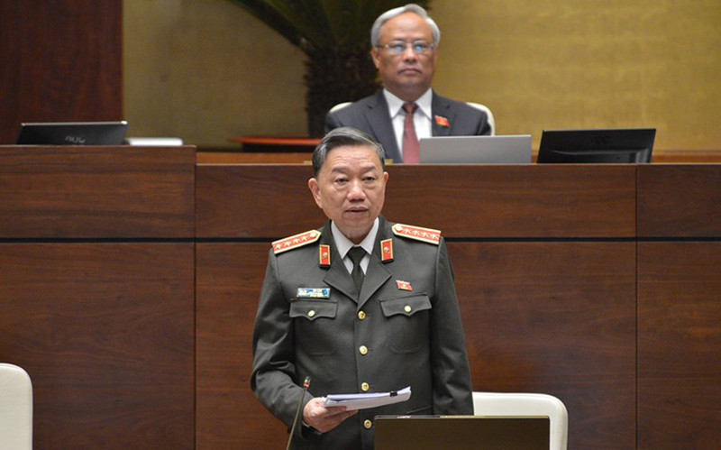 Đại tướng Tô Lâm, Ủy viên Bộ Chính trị, Bộ trưởng Công an.