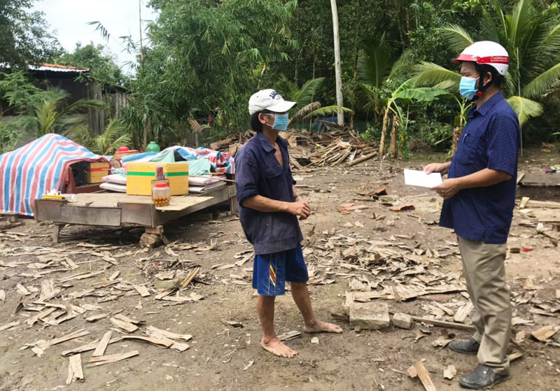 Hỗ trợ hơn 200 triệu đồng cho người dân bị thiên tai