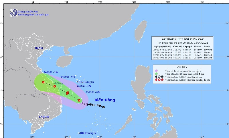 Chủ động ứng phó với áp thấp nhiệt đới có khả năng mạnh lên thành bão