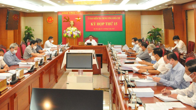 Kỳ họp thứ 15 của Ủy ban Kiểm tra Trung ương khóa XIII.