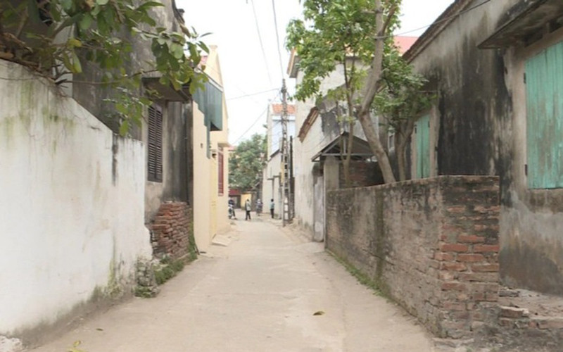 Con đường dẫn vào nơi xảy ra vụ việc. (Ảnh: CAND)