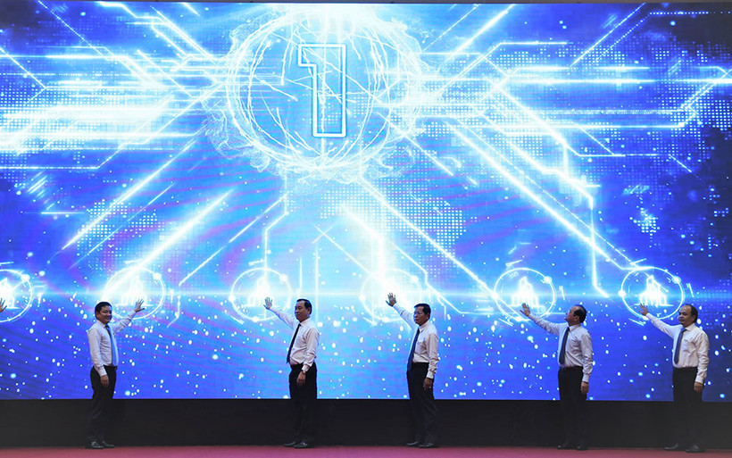 Lễ khai trương nền tảng Chính quyền số đầu tiên tại Tiền Giang.