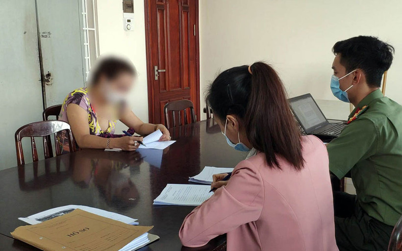 Tại cơ quan công an, bà N.T.H.M đã thừa nhận hành vi vi phạm của mình.