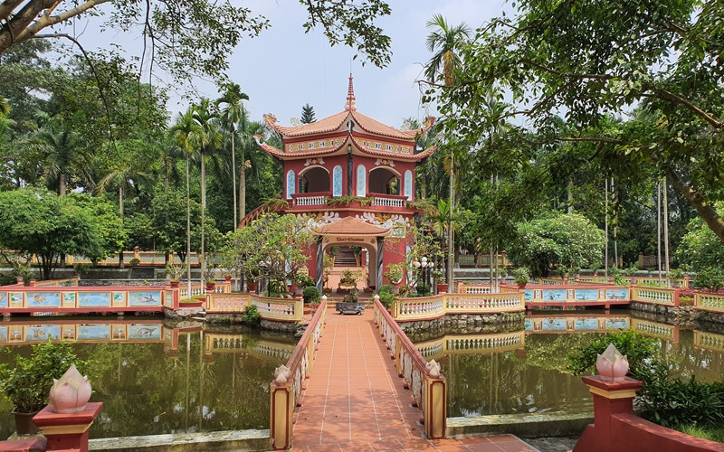 Đền Phi Mã Sơn, nơi yên nghỉ của 76 liệt sĩ hy sinh trong kháng chiến chống Pháp, trong đó có nhà báo Thôi Hữu.