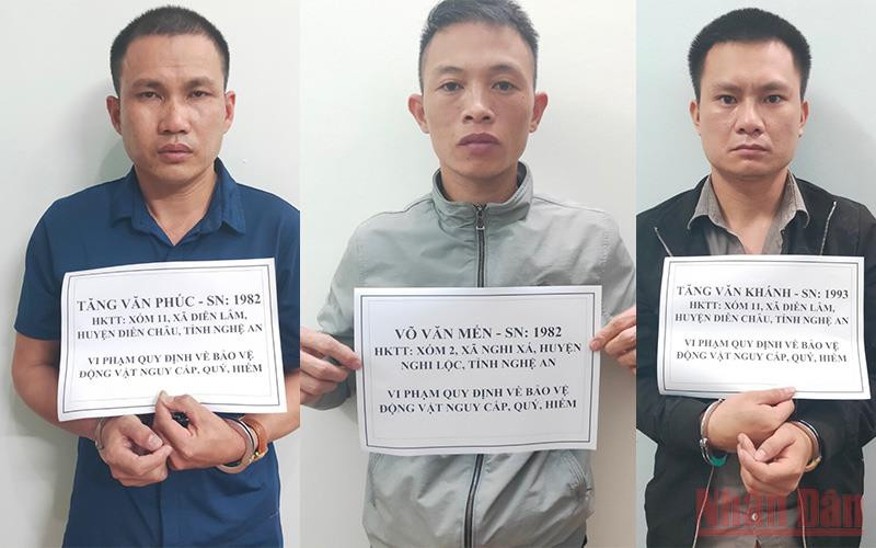 Các đối tượng trong vụ án.