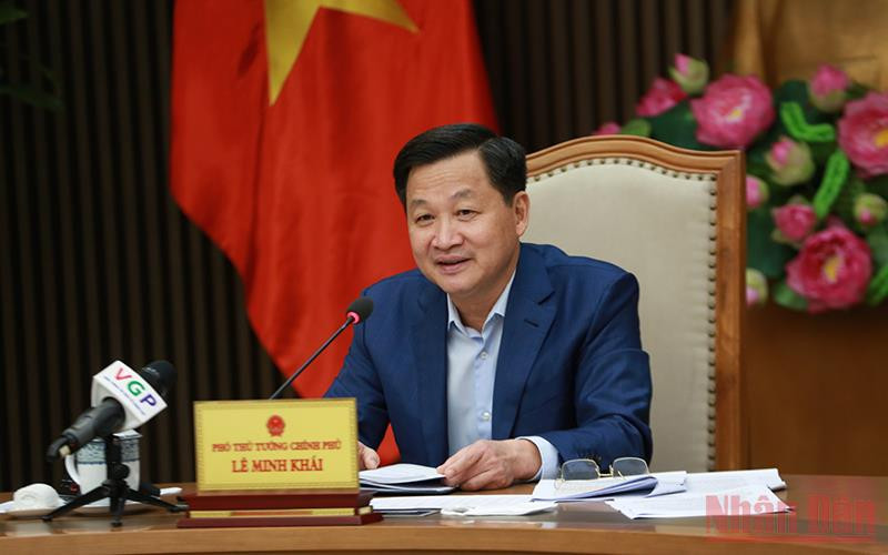 Phó Thủ tướng Lê Minh Khái. (Ảnh: Quang Thương)