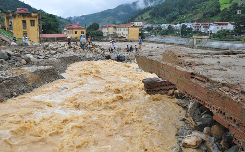 Từ nay đến sáng 12/8, vùng núi Bắc Bộ có mưa to, đề phòng lũ quét và sạt lở đất. (Ảnh minh họa)