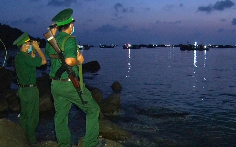 Kiên Giang tăng cường tuần tra khép kín tuyến biên giới, chống nhập cảnh trái phép.