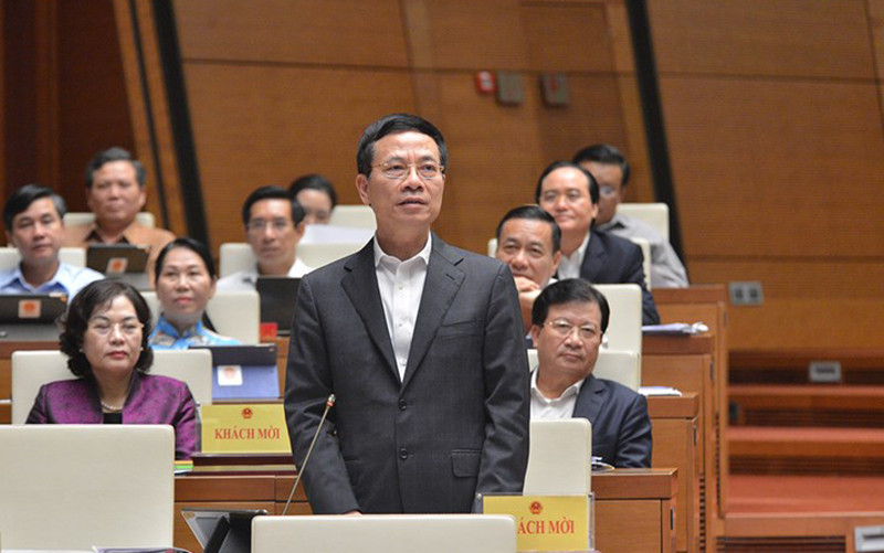 Bộ trưởng Thông tin và Truyền thông Nguyễn Mạnh Hùng.