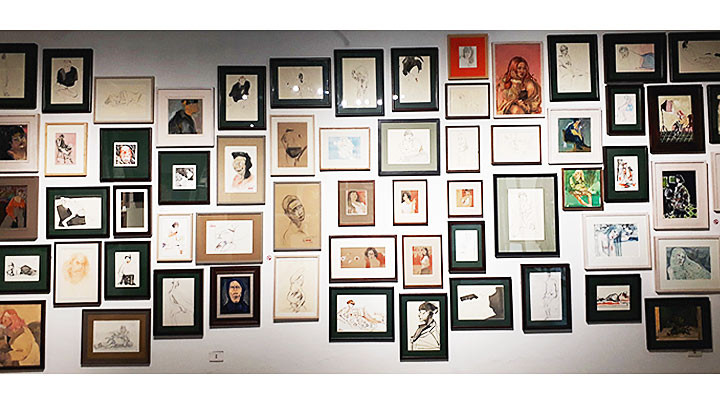 Một số tác phẩm tại triển lãm.