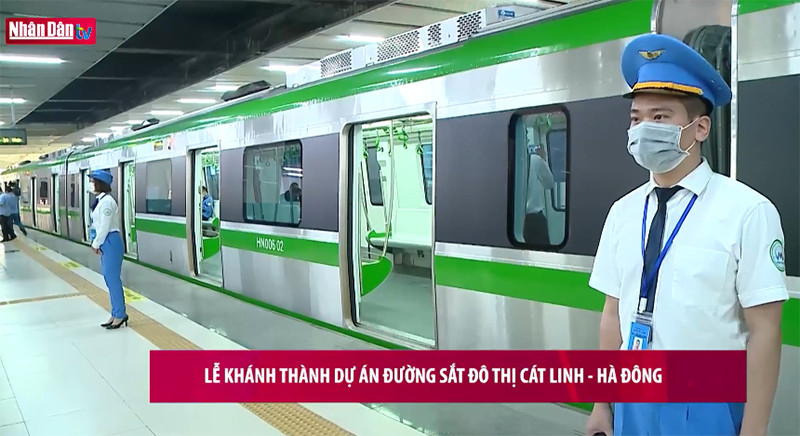 Khánh thành dự án đường sắt đô thị Cát Linh-Hà Đông