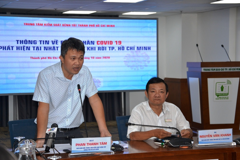 Bác sĩ Phan Thanh Tâm thông tin về trường hợp mắc Covid-19 khi rời TP Hồ Chí Minh.