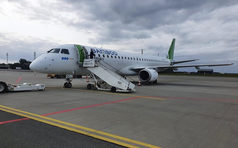 Bamboo Airways nhận máy bay phản lực Embraer E195
