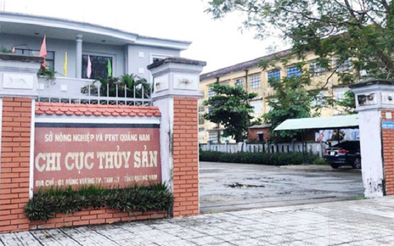 Trụ sở Chi cục Thủy sản Quảng Nam.