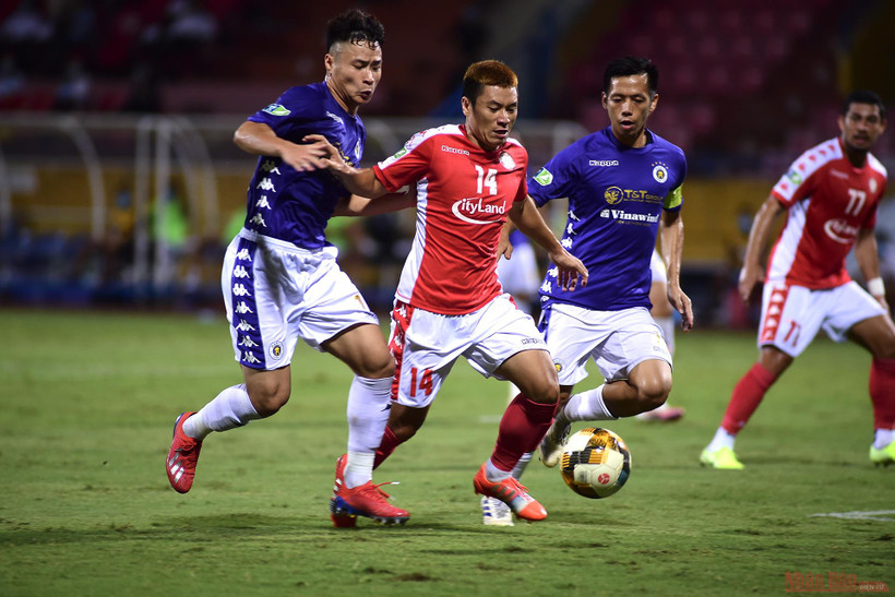 Bảng A hấp dẫn với những CLB lớn như Hà Nội, Sài Gòn. (Ảnh: TRẦN HẢI)