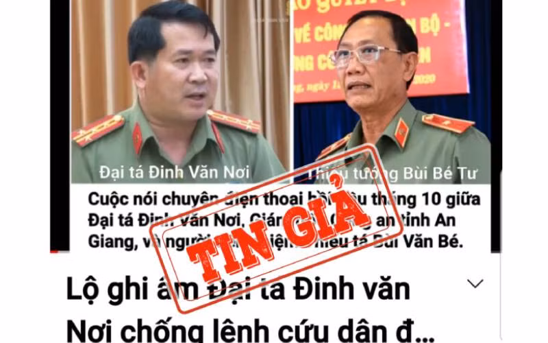 Một số kênh, trang mạng xã hội cố tình phát clip, hình ảnh cắt ghép sai sự thật để tiếp tay cho kẻ phản động.