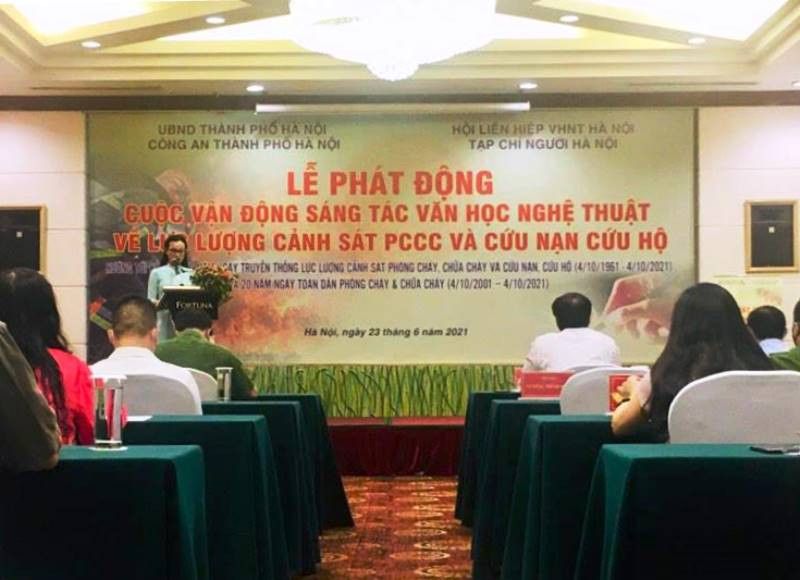 Toàn cảnh lễ phát động. (Ảnh: Trang Anh)