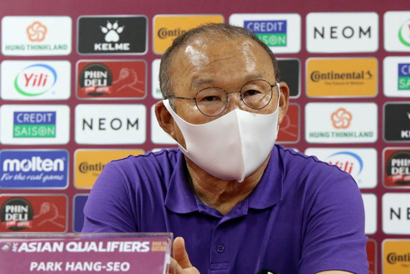 Huấn luyện viên Park Hang-seo chia sẻ sau trận thắng 3-1 trước Trung Quốc. (Ảnh: VFF)