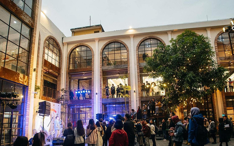 Nhà máy In Công đoàn (cũ) được chuyển đổi thành một không gian sáng tạo hấp dẫn.