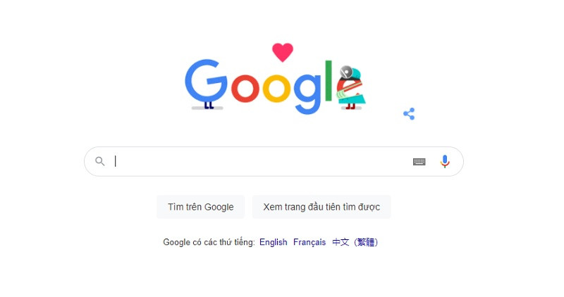 Google Doodle tri ân những anh hùng tuyến đầu chống dịch Covid-19 sáng 9/9. (Ảnh chụp màn hình)