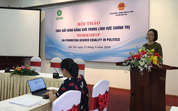 Tỷ lệ nữ lãnh đạo còn thấp