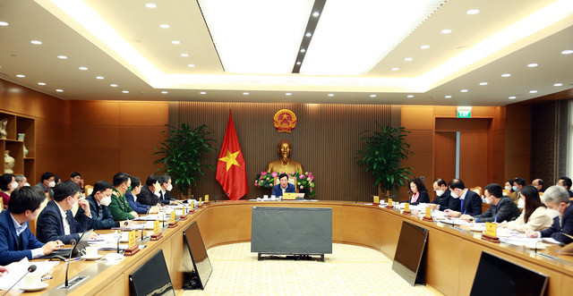 Phó Thủ tướng Phạm Bình Minh chỉ trì cuộc họp. (Ảnh: VGP/Hải Minh)