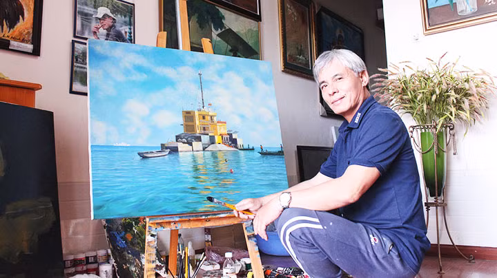 Họa sĩ Lương Nguyên Minh.