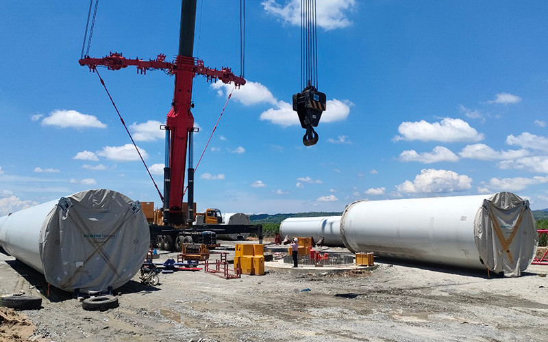 Nhiều công trình, dự án điện gió trên địa bàn tỉnh Gia Lai vi phạm về sử dụng lao động người nước ngoài.