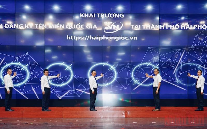 Khai trương Cổng đăng ký tiên miền quốc gia “.vn” thành phố Hải Phòng